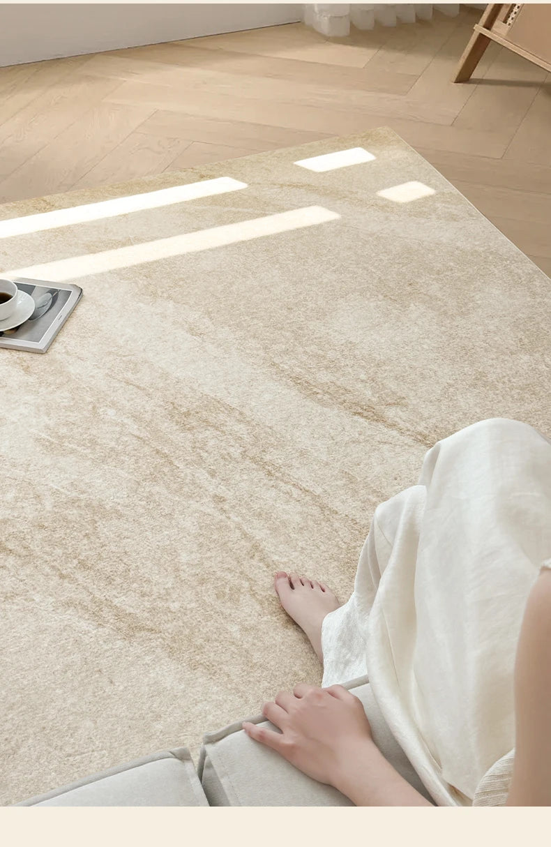 Soft Washable Marble Rug