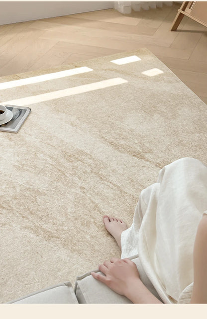 Soft Washable Marble Rug