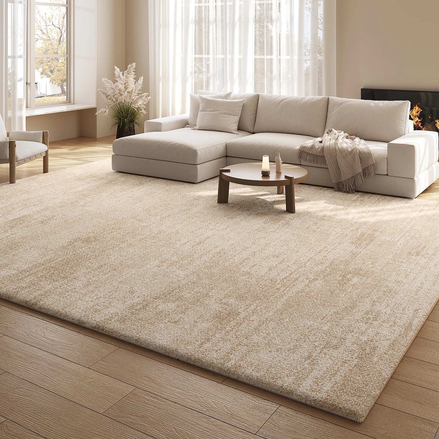Soft Washable Marble Rug